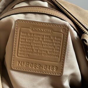 Coach large Soho bag Tan suede